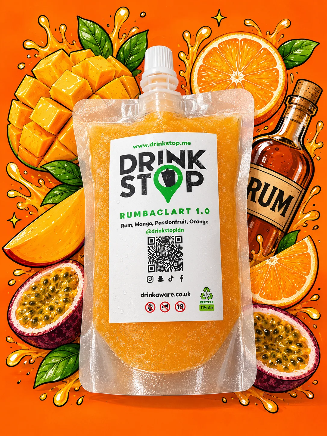 DRINK STOP Rumbaclart 1.0 pouch