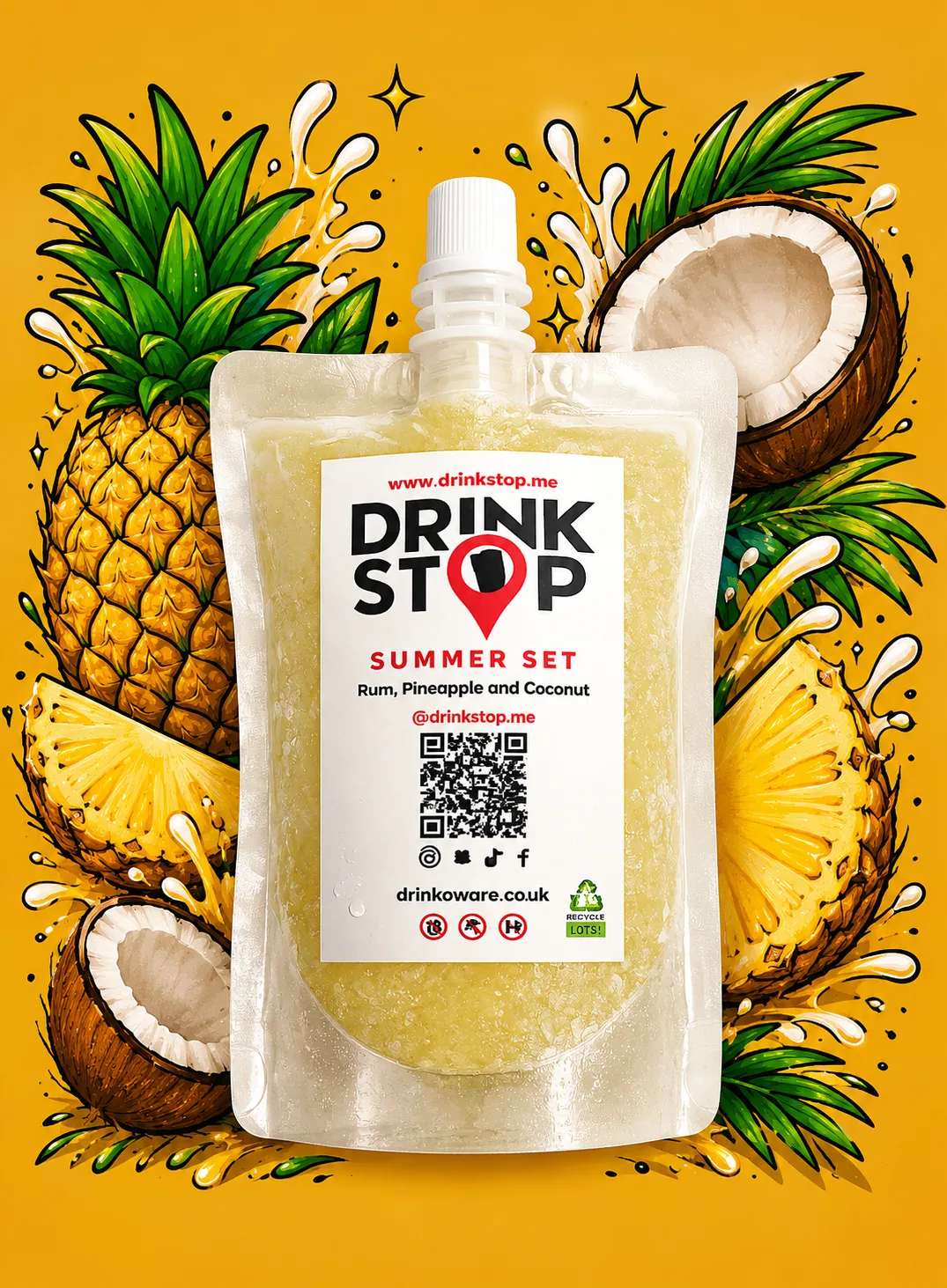 DRINK STOP Summer Set pouch